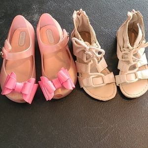 Mini Melissa Sandals lot